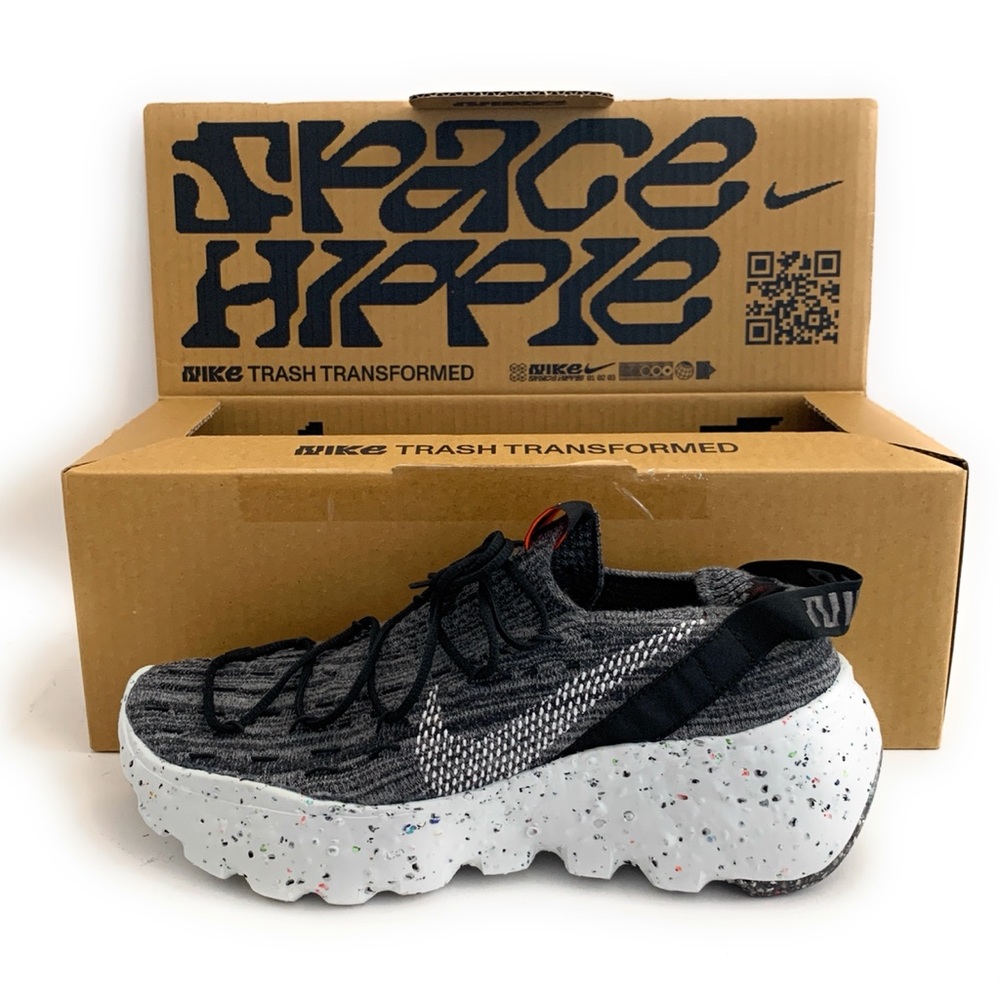 Nike Space Hippie 04 Mens Running Shoes Gray Black